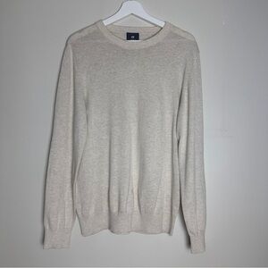 H&M Mens Slim Fit Sweater - Medium - Cream